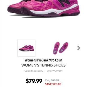 New Balance court shoes